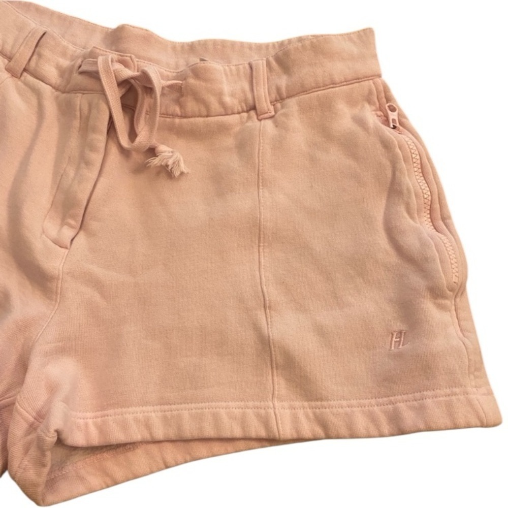 Helmut Lang Women’s Pink Shorts Drawstring  zipper pockets size 10